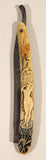Antique ERN Wald-German The French Stag Nude Lady Shaving Straight Razor with Case