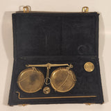 Vintage 100g Brass Metal Balance Beam Weigh Scale Made in India