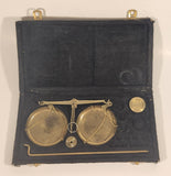 Vintage 100g Brass Metal Balance Beam Weigh Scale Made in India