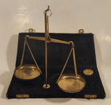 Vintage 100g Brass Metal Balance Beam Weigh Scale Made in India