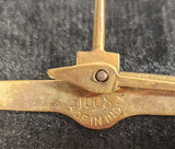 Vintage 100g Brass Metal Balance Beam Weigh Scale Made in India