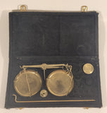 Vintage 100g Brass Metal Balance Beam Weigh Scale Made in India