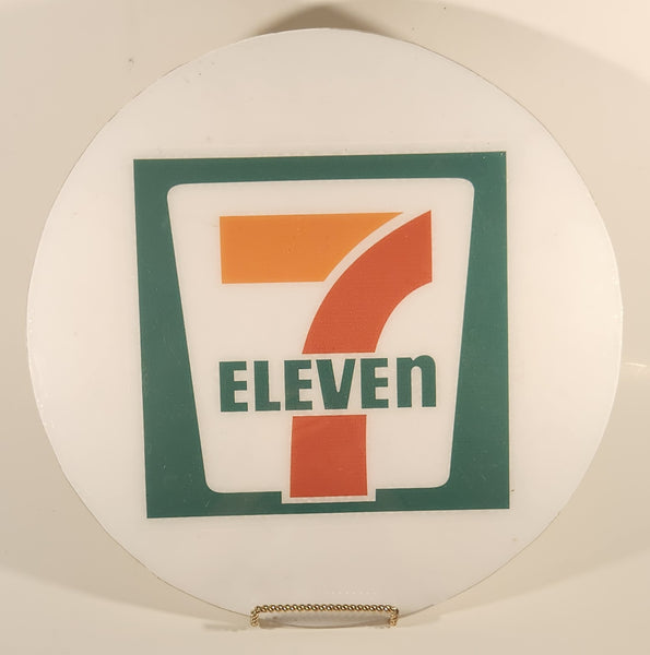 7 Eleven Convenience Store 15" Round Plexi Glass Sign