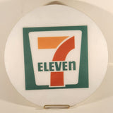 7 Eleven Convenience Store 15" Round Plexi Glass Sign