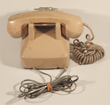Vintage 1954-1975 GTE Automatic Electric Sand/Beige Model AE-80 Rotary Telephone Working