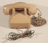 Vintage 1954-1975 GTE Automatic Electric Sand/Beige Model AE-80 Rotary Telephone Working