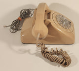 Vintage 1954-1975 GTE Automatic Electric Sand/Beige Model AE-80 Rotary Telephone Working