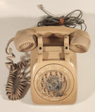 Vintage 1954-1975 GTE Automatic Electric Sand/Beige Model AE-80 Rotary Telephone Working