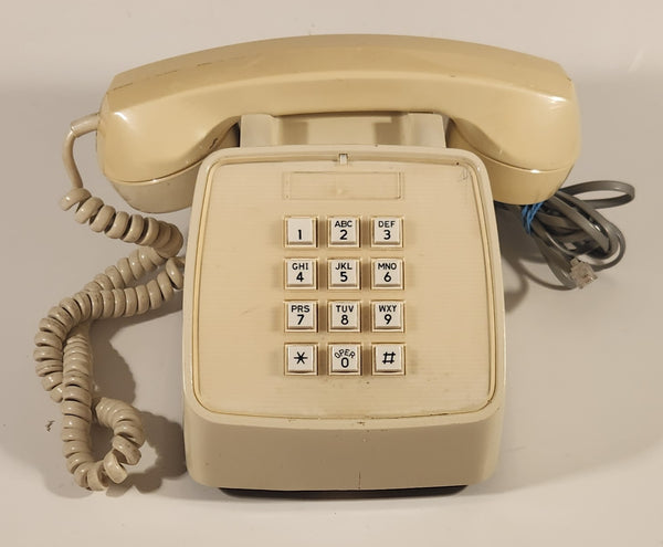 Vintage BCTel GTE Automatic Electric Cream Push Button Telephone LN-17A