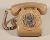 Vintage 1954-1975 GTE Automatic Electric Sand/Beige Model AE-80 Rotary Telephone