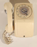 Vintage AE Automatic Electric Type 90 Cream White Wall Mount Rotary Telephone