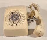 Vintage AE Automatic Electric Type 90 Cream White Wall Mount Rotary Telephone