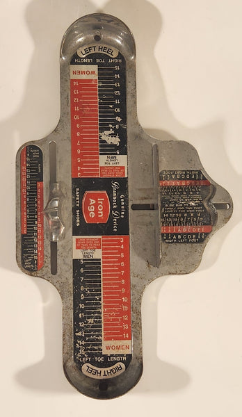 The Brannock Device Company Inc. Iron Age Safety Shoes Genuine Brannock Device Foot Measuring Tool Men and Women