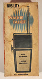 Vintage Nobility Walkie Talkie All Transistor Woodsman Model WT-301 Handheld Radio with Box