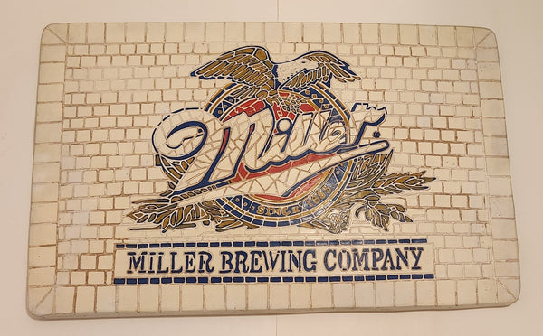 Miller Brewing Company Since 1855 Mosaic Tiles 20" x 31 1/2" Beer Advertising Sign