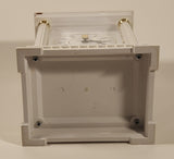 WR White Carriage Style Mantle Desk Clock Made in West Germany
