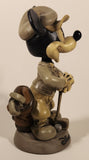 Disney Disneyland Resort Mickey Mouse Golfer 8 1/4" Heavy Resin Bobble-Head