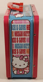 2010 Pressman Toy Corporation Sanrio Hello Kitty Peace Love Tin Metal Lunch Box