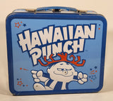 2010 Hawaiian Punch Beverage Drink Embossed Blue Tin Metal Lunch Box