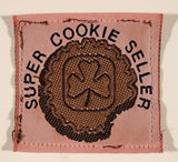 Girl Guides Canada Super Cookie Seller 2" x 2" Embroidered Fabric Patch Badge