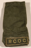 Royal Canadian Army RCOC Ordnance Corps 2 1/2" x 4 1/4" Shoulder Title Epaulet Fabric Patch Badge