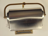 Vintage Brass 14 1/4" Piano Bankers Desk Lamp with Square Base