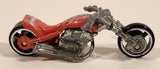 2000 Hot Wheels First Editions Blast Lane Motorcycle Metalflake Orange Die Cast Toy Motorbike Vehicle