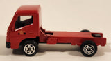 Unknown Brand Isuzu Elf or Mitsubishi Fuso Canter Fire Truck Red Die Cast Toy Car Vehicle