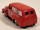 2010 Hot Wheels HW Performance 1956 Ford Truck Champion Spark Plugs Red Die Cast Toy Car Hot Rod Vehicle