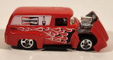 2010 Hot Wheels HW Performance 1956 Ford Truck Champion Spark Plugs Red Die Cast Toy Car Hot Rod Vehicle