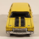 2009 Hot Wheels 1970 Chevrolet Chevelle SS Wagon Yellow Die Cast Toy Car Vehicle