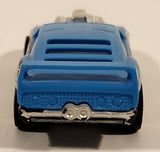 2010 Hot Wheels Demolition Derby Rivited Light Blue Die Cast Toy Car Vehicle