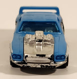 2010 Hot Wheels Demolition Derby Rivited Light Blue Die Cast Toy Car Vehicle