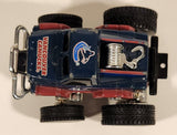 Fleer Collectible NHL Vancouver Canucks Ice Hockey Team Lifted 1997 Ford Truck Dark Blue and Red Pull Back Die Cast Toy Car Vehicle