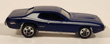 2010 Hot Wheels Mopar Mania '71 Plymouth GTX Metalflake Blue Die Cast Toy Muscle Car Vehicle