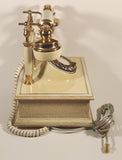 Vintage BC Tel French Victorian Style Cherubs Wood Based Rotary Telephone