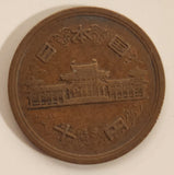 1977 Japan 10 Yen Bronze Metal Coin Showa Year 52