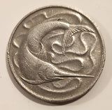 1967 Singapore 20 Cents Copper-Nickel Metal Coin