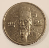 1991 South Korea 100 Won Copper-Nickel Metal Coin