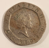 1997 UK Great Britain Twenty Pence Copper-Nickel Metal Coin