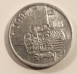 1997 Spain 1 Pesetas Aluminum Metal Coin