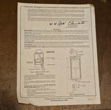 Very Rare Dr. Pepper 100 Original Years 1885-1985 Large 39 1/2" Oak Wooden Wall Clock