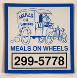 Meals on Wheels Burnaby B.C. Rubber Fridge Magnet