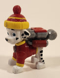 SML Spin Master Paw Patrol The Great Snow Rescue Marshall Fireman Dog 3" Toy Figure 16655
