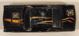 1998 Playing Mantis Johnny Lightning Street Freaks 1970 AMC Rebel Machine Black with Flames Die Cast Toy Car Vehicle with Opening Hood
