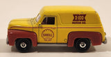 2022 Matchbox 1955 Ford F-100 Panel Delivery Truck Shell X-100 Motor Oil Yellow Die Cast Toy Car Vehicle