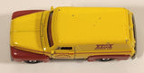 2022 Matchbox 1955 Ford F-100 Panel Delivery Truck Shell X-100 Motor Oil Yellow Die Cast Toy Car Vehicle