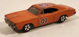 Vintage 1981 Warner Bro. ERTL Dukes of Hazzard General Lee Orange Die Cast Toy Muscle Car Vehicle TV Show Collectible