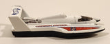1998 Hot Wheels Police Squad Hydroplane Harbor Patrol White Die Cast Toy Speed Boat Vehicle