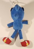 Sega Sonic The Hedgehog 12" Tall Toy Plush with Suction Cup Window Hanger